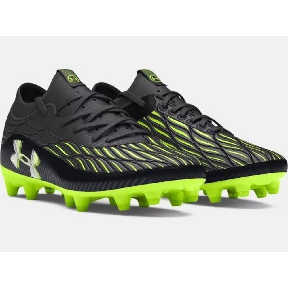 Under Armour Blur Select Low MC Football Cleats Men 8.5 Black Yellow 3027707-001